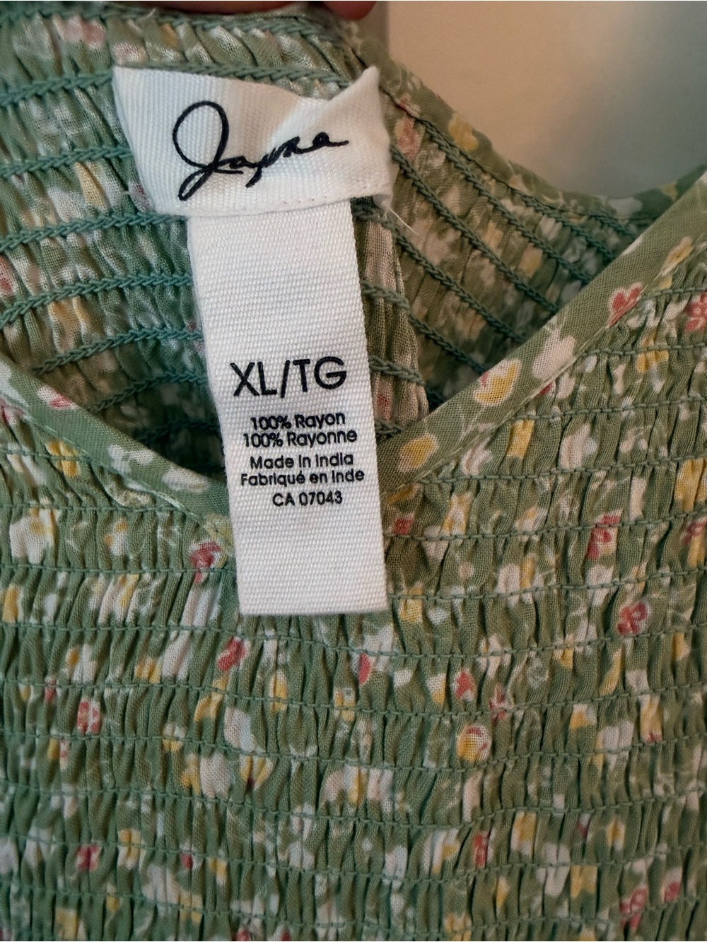 Japna Floral Smocked Summer Dress - Picture 5 of 6